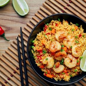 50A. Sült rizs Zöldségek & Tofu